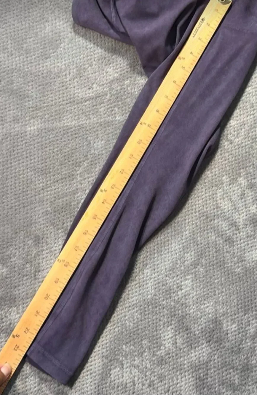 Athleta Women’s Small Purple High Rise 7/8 Leggings Hidden Waist Pocket #1600